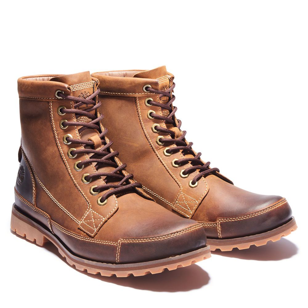 Timberland Mens 6-Inch Boots Earthkeepers® Original - Brown - India FK7926483